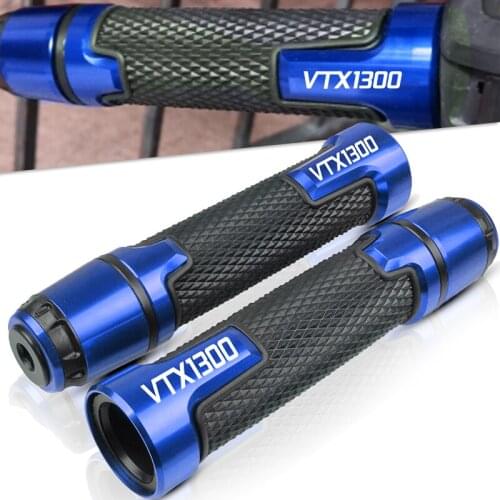 FOR Honda VTX1300 2003 2004 2005 2006 2007 2008 7/8" 22MM CNC Motorcycle handlebar grip ends handles Motorbike handlebar grips