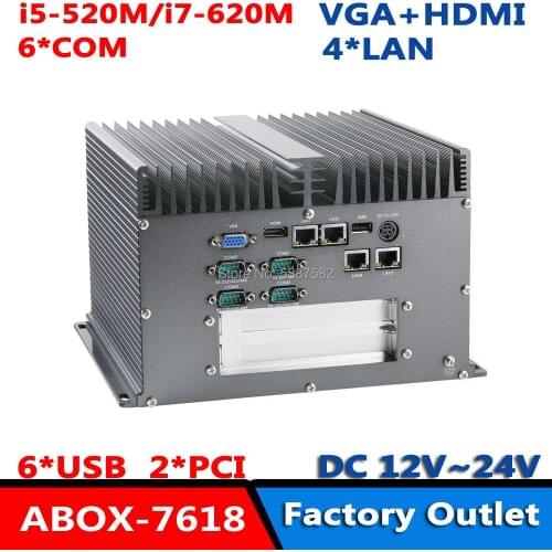 I5 i7 CPU mini workstation Fanless system X86-based Network Server