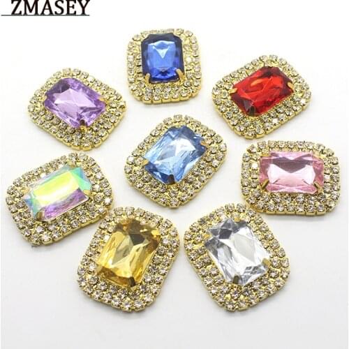 Classic Golden 5pcs buttons crystal wedding jewelry Tassel Acrylic for Modern Bridal Christmas Gift Women Engagement decoration