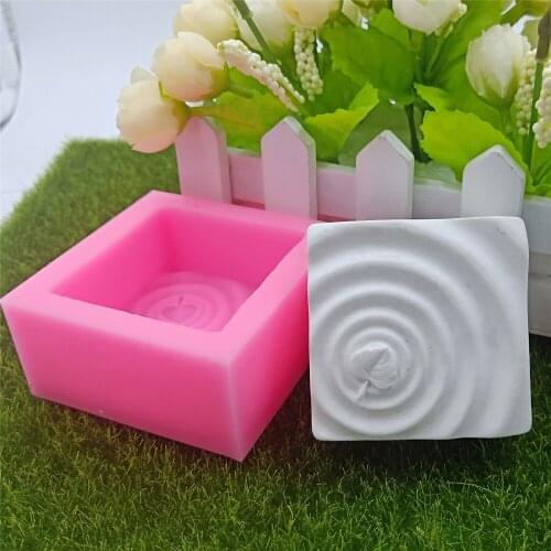 Coffee Design Silicone Soap Molds Mousse Cake Mold Decorating Silicone Mold for Scented Wax Making