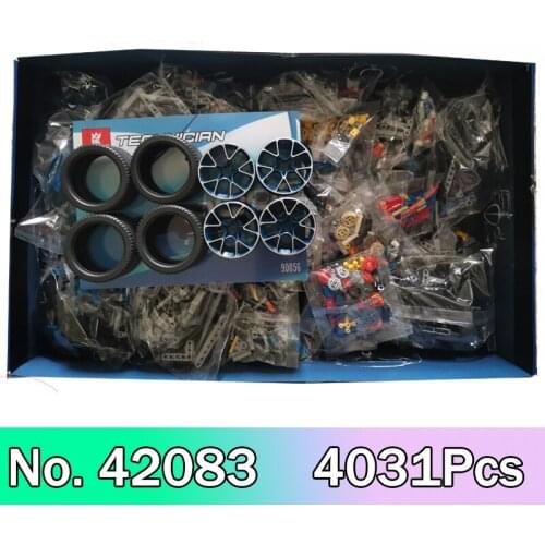 Compatible 42083 Building Blocks Bugattiii Chiron 4031Pcs Bricks 20086 Sport Car Educational Toy Christmas Gift