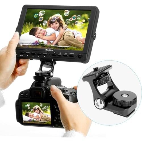 DSLR Camera Hot Shoe Monitor Bracket Adapter for FEELWORLD Ballhead Gimbal Accessory for LED Video Light With Cold Shoe Mount