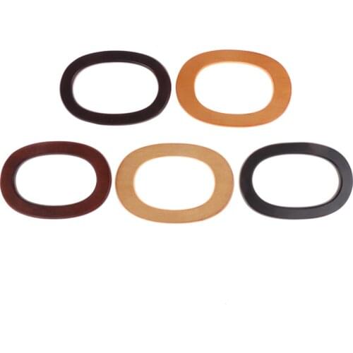 Round Bamboo Bag Wooden Bag Handle Replacement DIY Shoulder Bag Making Handbag Tool For Bags Bag Handles Anse De Sac