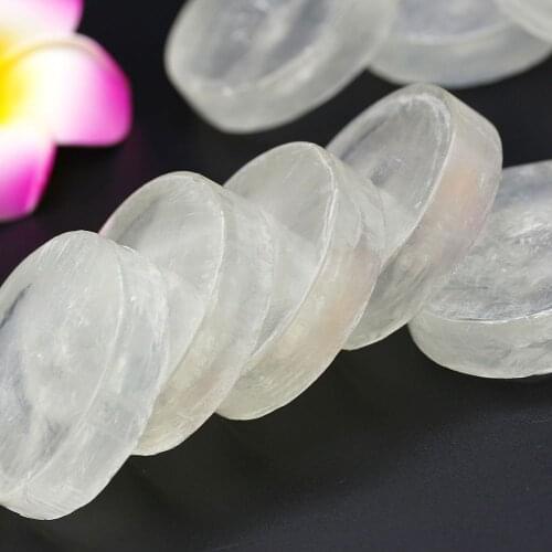 Coconut Oil Bath Soap Facial Cleanser Vegan Transparent Handmade Whitening Face Bdoy Crystal Clear Foam Soften Skin Soaps Base