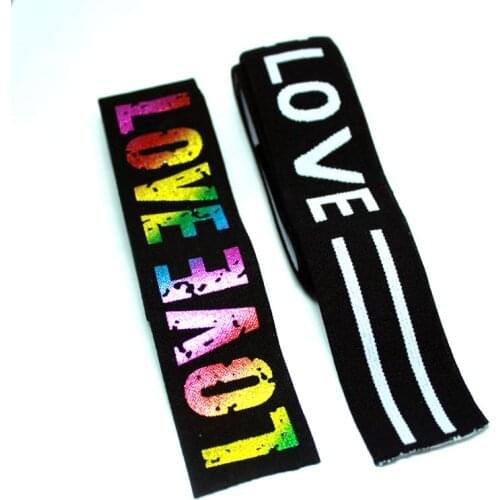 New style Fashion letters “love”high quality durable pants skirt belt sewing clothing accessories elastic Exquisite belt