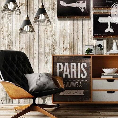 45*200 Cm Self Adhesive Old Wood Grain Wallpaper Waterproof Wall Sticker for Living Room Wardrobe Desktop Restaurant Wall Papers