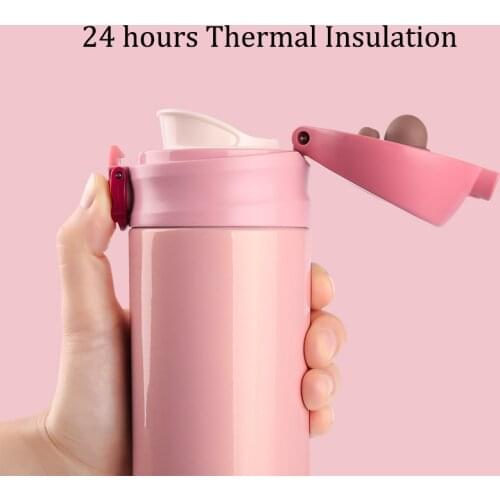 Hot or Cold Stainless Steel Insulated Thermal Water Bottle, Thermos for Tea, Coffee Travel Mug, Vacuum Flasks, a Termos Cup, 500