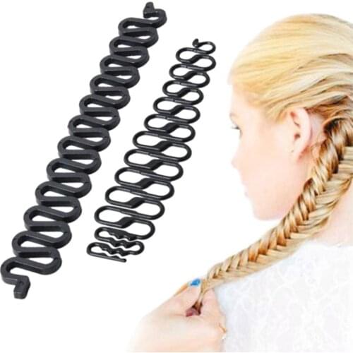 1 PC Women Hair Braids Tool Holder Clip Wave Hair Braiding Tool Weave Braider Roller Hair Twist Styling Tool DIY Accessories