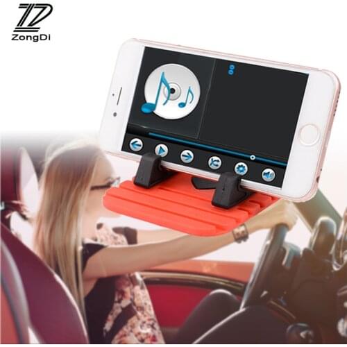 ZD 1x Phone Holder Car Dashboard GPS Anti Slip Mat Desktop Stand Bracket for Renault duster Mazda 3 6 VW polo Volvo Opel Honda