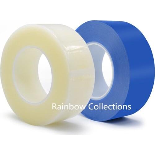 1pcs Thickness 0.05mm L=200M,Width=15cm PE transparent/blue protective film tape for metal hardware glass stainless steel
