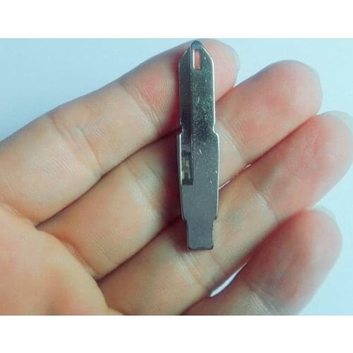 10 pcs/lot 53# Metal Blank Uncut Flip KD Remote Key Blade for Peugeot 206