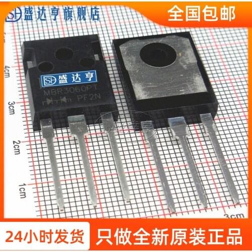 10Pcs/Lot MBR3060PT 30A 60V TO247 DIP Schottky Barrier Diode/ NEW Original In Stock