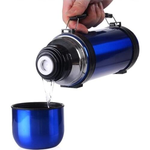 1200ml Stainless Steel insulated Thermos Bottle Thermo cup Travel Coffee Mug Thermal vaccum water bottle Thermal Sport kettle