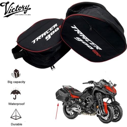 2 Pairs Motorcycle Side Luggage Bag Saddle Liner Bag For Yamaha TRACER 900GT CITY FJR 1300 / TDM 900 TRACER 900 GT 2018-2019
