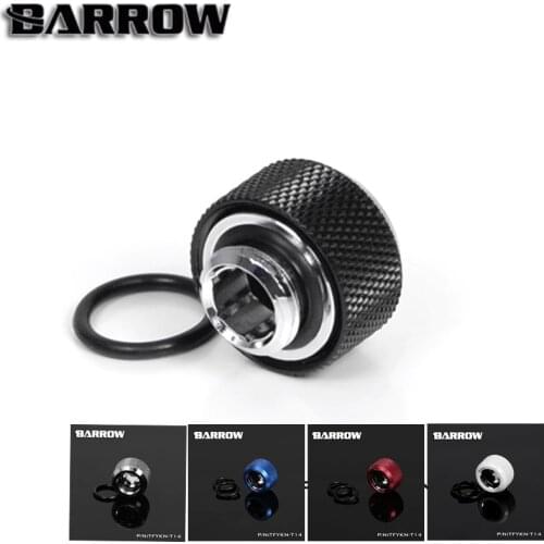 6PCSBarrow Choice TFYKN-T12/T14/T16 hard tube quick-twist G1/4 color connector for hard tube water cooling Shipping