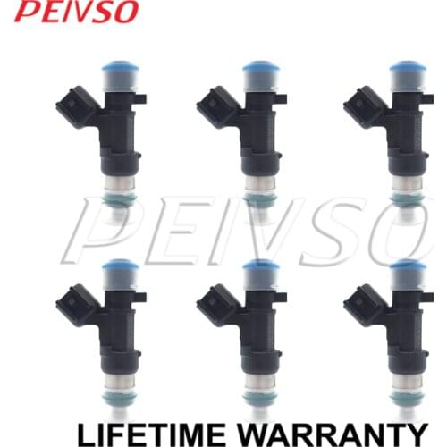 6x 0280158028 04591986AA fuel injector for DODGE NITRO 4.0L 2009~2011 STRATUS 2.7L 2004~2005 V6