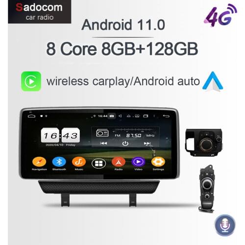 Carplay PX6 Car DVD Player DSP 10.25" IPS Android 10 4G + 128GB GPS RDS Radio wifi Bluetooth 5.0 For MAZDA 2 CX-3 CX3 2015 -2021
