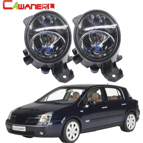 Cawanerl 2 Pieces 100W H11 Car Halogen Fog Light DRL Daytime Running Lamp 4300K 12V For Renault Vel Satis (BJ0_) 2002-2015