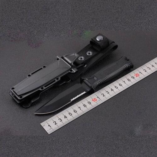 Fixed Knife Camping Hunting Knives ABS Handle 12C27 Blade Tactical Knife Wildness Survival EDC Tool