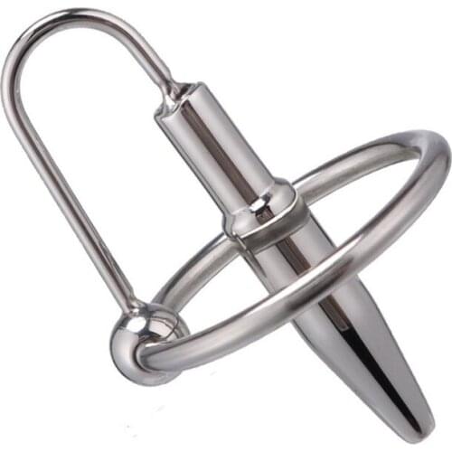 Latest Male Stainless Steel Catheter Urethral Sounding Stretching Stimulate Bead Dilator Penis Plug BDSM Sex Toy A506