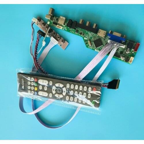 Kit for HV121WX5 Display USB LCD Screen remote 1280x800 Panel Controller board Monitor Audio HDMI TV VGA AV 40pin LED 12.1"