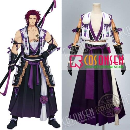 COSPLAYONSEN Touken Ranbu Tonbokiri Cosplay Costume Full Set Custom Made Adult