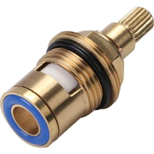 Brass Ceramic Tap Valve Faucet Cartridge Bathroom Hot Cold Water Mixer Valve X4YD