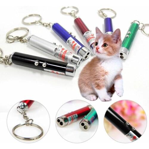 Pet Cat Laser Stick Toy Red Laser Pointer Pen LED Light Childrens Laser Toy For Cats Interactive funny Lasers Cat Accessories