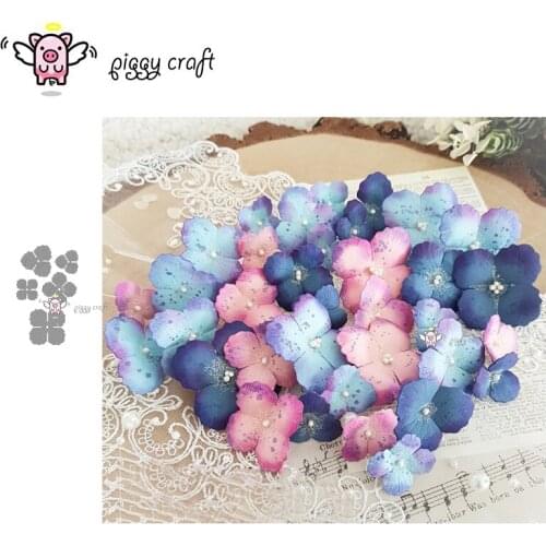 Piggy Craft metal cutting dies cut die mold Flower decoration Scrapbook paper craft knife mould blade punch stencils dies