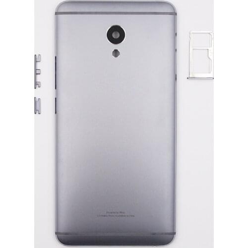 BaanSam New Battery Back Cover SIM Card Tray For MEIZU M3E Meilan E 5.5 Inch Housing Case With Power Volume Buttons