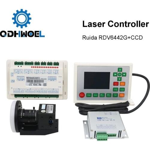 QDHWOEL Ruida RDV6442G CCD Visual Co2 Laser Controller System for Laser Cutter Engraver Machine