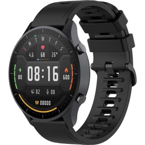 22mm Watch Band for Xiaomi Mi Watch Color ремешок Silicone Rubber WristBand Sport Bracelet for Xiaomi Mi Smart Watch Color Strap