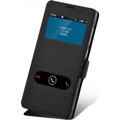 4.7" Luxury TPU leather phone case For xiaomi redmi 1S case shell open window flip cover For xiaomi redmi 1 S back cover case