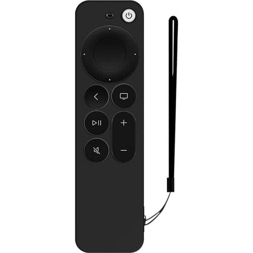 Remote Silicone Case For Apple-TV 4K Apple-TV 2021 Siri Remote 2nd Gen Non-Slip Durable Controller Protective Cover