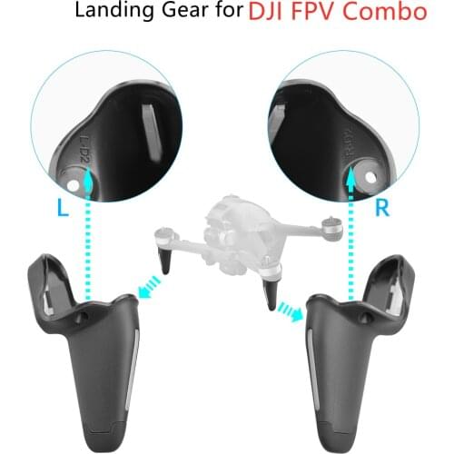 Replacement Landing Gear Foot for DJI FPV Combo Drone Leg Lef/Right Arm Landing Gear for DJI FPV Drone Repair Parts Accessories