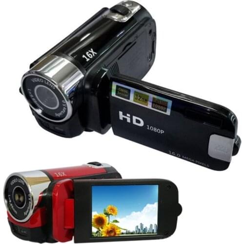 US/EU/UK/AU Plug 1080P Vlog Camera 16 Million Pixel DV Camcorder 16X Digital Zoom Video Camera Built-in Microphone