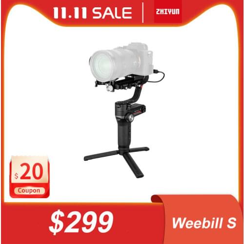 ZHIYUN Weebill S 3-Axis Handheld Gimbal Image Transmission Stabilizer for LIVE video Vlog Mirrorless Camera Gimbal