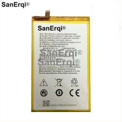 5000mAh Li3949T44P8h945754 Battery For ZTE Blade A2 Plus BV0730 A2Plus / ZTE Blade A610 Plus Battery