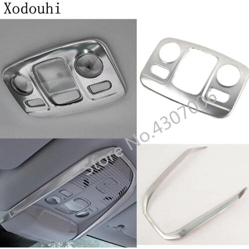 Car Head Rear Back Read Front Reading Light Lamp Trim Hoods Frame Parts For Peugeot 3008 GT 3008GT 2016 2017 2018 2019 2020