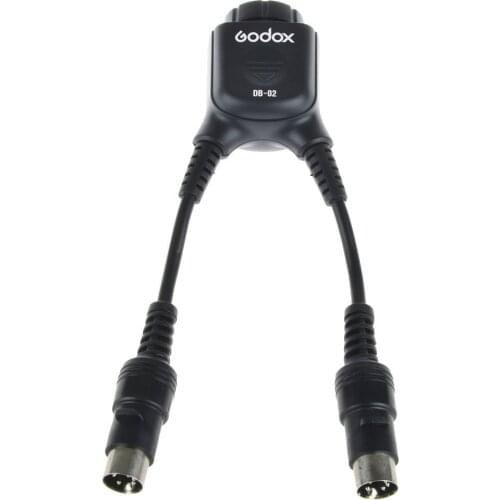 Godox High quality Photography accessories Godox DB-02 Cable Y Adapter 2 to 1 for PROPAC Power Pack PB960 Flash AD360 AD180