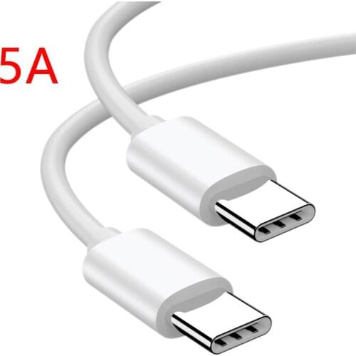 USB Type C Cable for Samsung S20 5A Fast USB Charging USB C Charger Date Wire for Xiaomi Redmi note 8 Type-C Cabo Cable