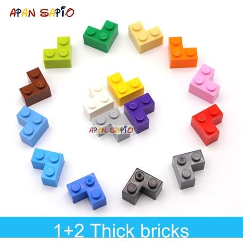 60pcs DIY Building Blocks Thick Figures Bricks 1+2 Dots Educational Creative Size Compatible With lego Plastic Toys for Children