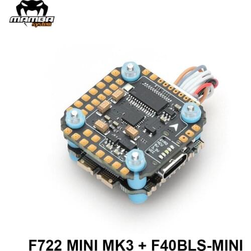DIATONE MAMBA F722 MINI MK3 40A 3-6S Flight Controller Stack MPU6000 F7 Flight Controller 40A BLHELIS 4in1 ESC for FPV Drones