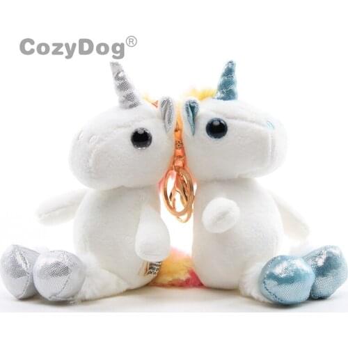 16cm Unicorn plush toys doll With Keychain Lovely Kawaii Peluche Women kids Christmas Birthday Gift