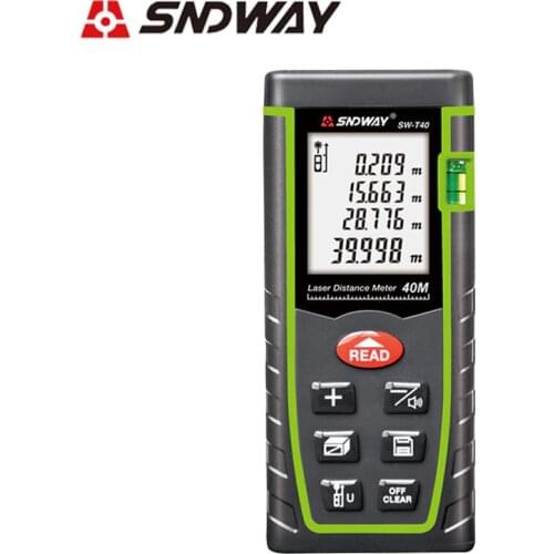 SNDWAY Laser Rangefinder SW-T40 SW-T60 SW-T80 SW-T100 High-precision Electronic Ruler Distance Measuring Laser Ruler