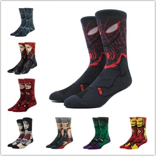 Men Women Superhero Joker Steve Stockings Cospaly Comfortable High Quality Crew Socks Adult Cotton Sock