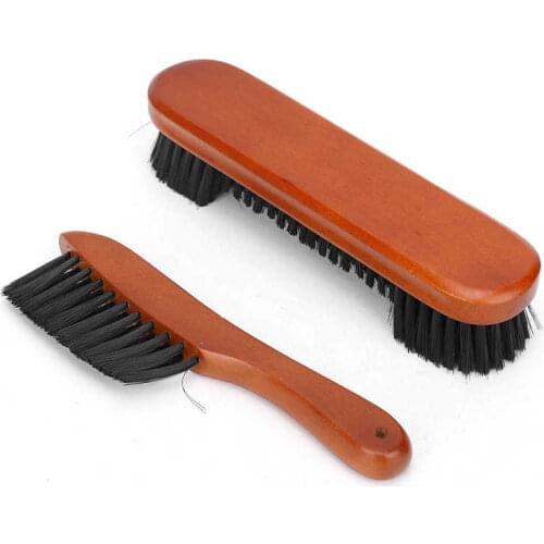 2PCS/Lot Billiard Brush Set Billiard Accessories Pool Table Corner Brush and Rail Brush Set Billiard Table Cleaning Rail Brush