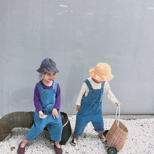 Baby Girl Clothes Baby Overalls Pants Children Clothing Boys Tracksuits Kids Denim Suspender Pants Toddler Girls Jumpsuit 2-7 Y