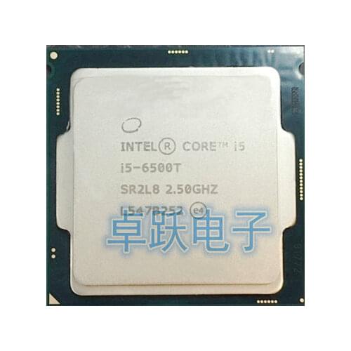 Original Core I5 6500T I5-6500T CPU processor 2.5G 35W 14nm Quad Core desktops scrattered pieces free shipping