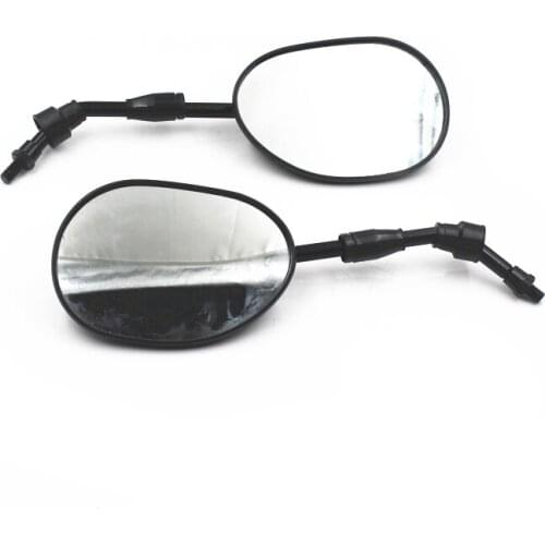 Pair Motorcycle 8mm Rearview Mirror Side Rear View Mirrors For Honda Yamaha Kawasaki Suzuki Chopper Dual Sport bike Atv Scooter